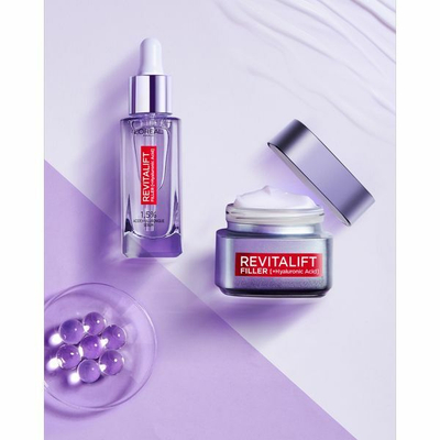 L'Oréal Paris Revitalift Filler HA Дневна крема против стареење, 50 ml