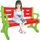 Stol lodrash Woopie Bench, plastik, 106cm, i kuq jeshil