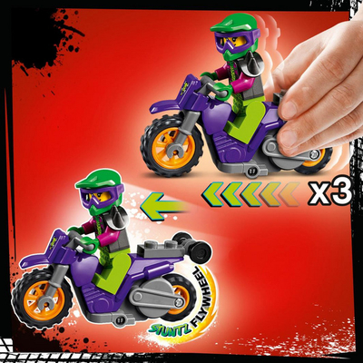 Set LEGO City Wheelie me motor stunt (60296)