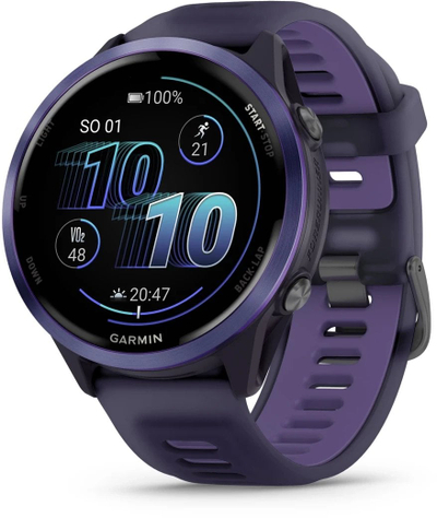 Ora e zgjuar Garmin Forerunner 570, GPS, ekran AMOLED, e zezë
