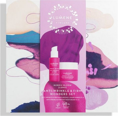 Set hidratues dhe serum kundër rrudhave Nordic Bloom Anti-Wrinkle & Firm Wonders Lumo (6412600816778), 80ml/30ml