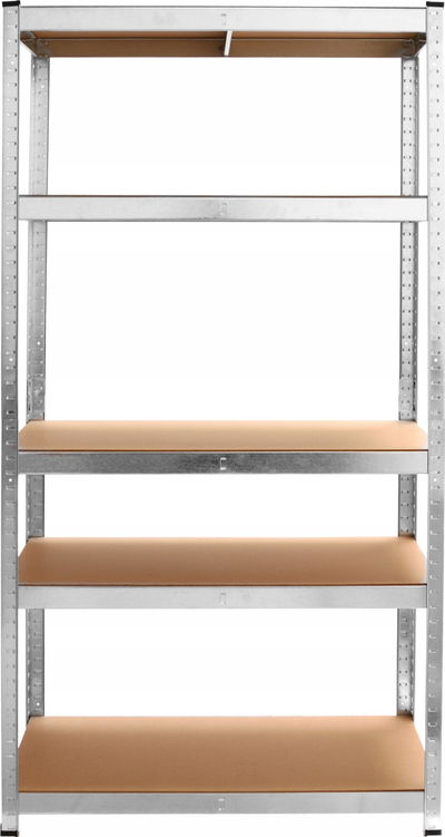 Raft metalik për magazinim, 180x90x40cm, 5 rafte, 175kg, gri