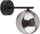 Aplik muror TK Lighting Estera Black Glass, 1xG9, metal i zi mat