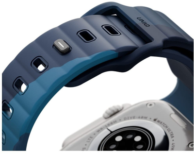 Каишка UNIQ Stride De Rubber за Apple Watch, 49/46/45/44 mm, FKM гума, Storm