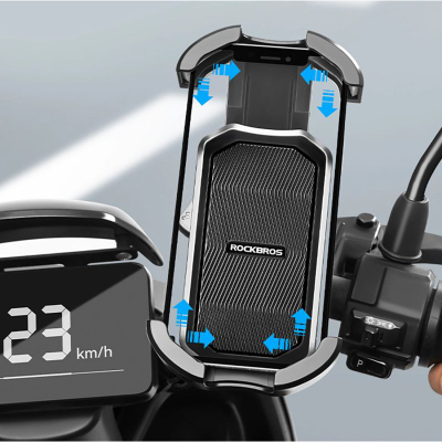 Mbajtëse telefoni për motor Rockbros 25210032005, 4.7-6.8", vihet te pasqyra, e zezë