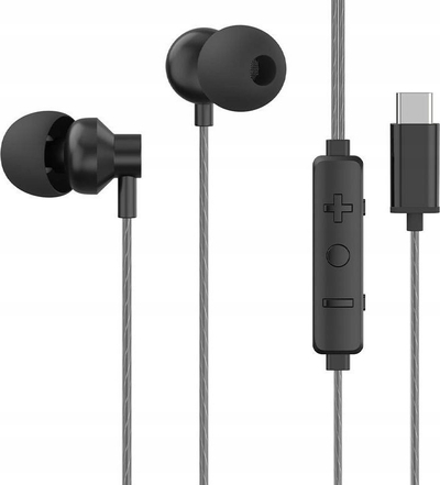 Kufje in-ear HP DHH-1127, me mikrofon, USB-C, të zeza