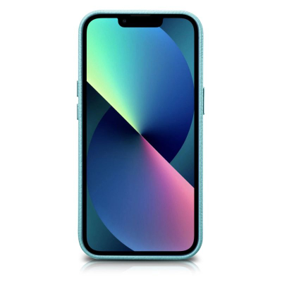 Këllëf lëkure iCarer Litchi Premium për iPhone 14 Pro Max, me MagSafe, jeshil