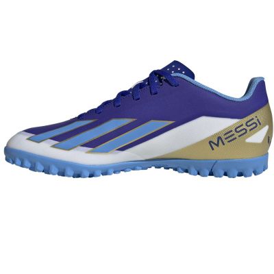 Фудбалски копачки adidas X Crazyfast 23 Club Messi TF, за синтетичка трева, повеќебојни