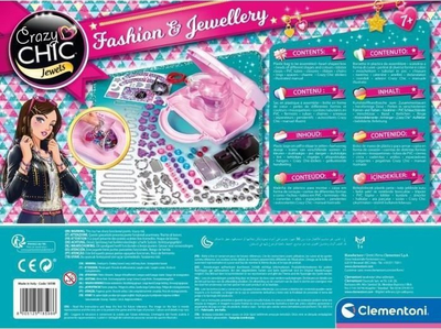 Креативен сет Crazy Chic Fashion & Jewellery 18598, за накит и аксесоари, за деца 7+ години, многуобоен