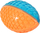Lodër për qen Zolux TAO Rugby Ball, 8.5cm, TPR, portokalli