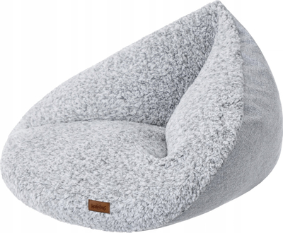 Shtrat qeni Hobbydog Mattress Corner, 120 cm, me pelush, gri
