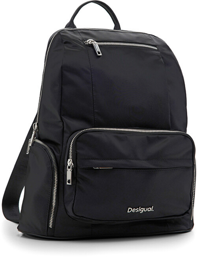 Çantë shpine Desigual Priori Chester Maxi, e zezë