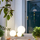 Llambë dekorative kopshti LED Globe Light, 8W, 285mm, e bardhë