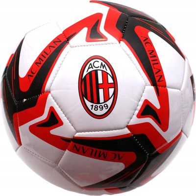 Топка фудбал AC Milan Football 134489, големина 5, бела црвено-црна