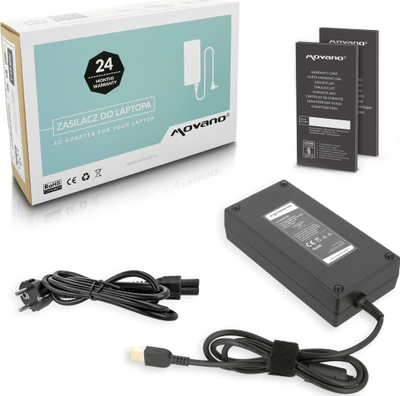 Полнач за лаптоп Мовано Леново Легион, 230W, 20V 11.5A, црн