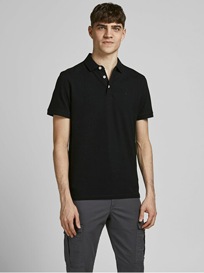 Maicë JACK&JONES JJEPAULOS Slim Fit, e zezë
