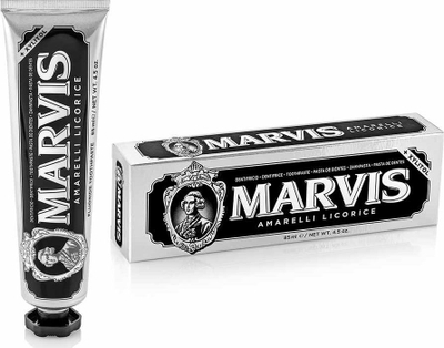 Marvis Amarelli Licorice паста за заби, 85 ml
