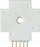 Lidhës X për shirit LED Paulmann MaxLED 70617, 4 dalje, plastik, i bardhë
