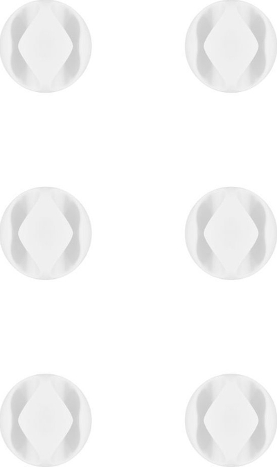 Mbajtëse kabllosh Microconnect CABLEMANA-6W, set me 6 copë, për tavolinë, ngjyrë e bardhë