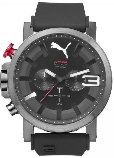 Orë dore Puma Ultrasize 50 Bold Chrono Gun Black PU103981004
