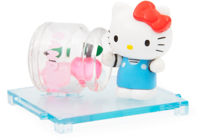 Lodër koleksionuese Hello Kitty Apple Workshop Micro Box HKT39000, set mini, e shumëngjyrshme