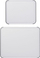 Set dërrasash prerëse KitchenAid Classic, 2 copë, polipropilen, e bardhë