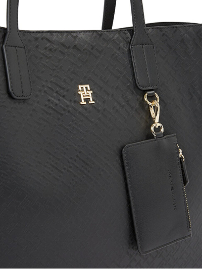 Çantë dore për femra Tommy Hilfiger, e zezë