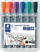 Markera flipchart STAEDTLER Lumocolor 356 B WP6, majë e prerë, set 6 copë, shumëngjyrësh