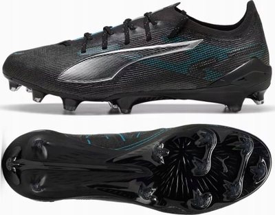 Atlete futbolli Puma Ultra 5 Ultimate FG M 108159-02 për bar natyral, të zeza