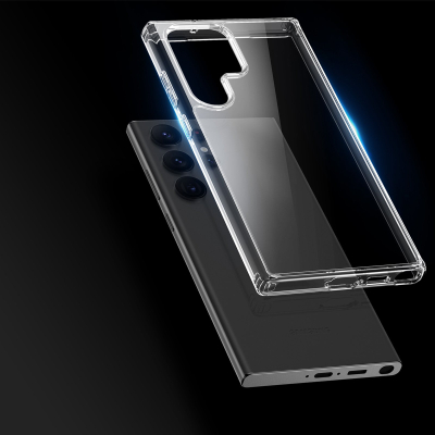Kuti mbrojtëse DUX DUCIS Clin për Samsung Galaxy S23 Ultra, TPU plastike, mbështetje karikim wireless, transparente