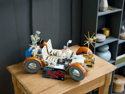Model koleksionues NASA Apollo Lunar Roving Vehicle LRV, miniaturë dekorative, për të rritur, gri