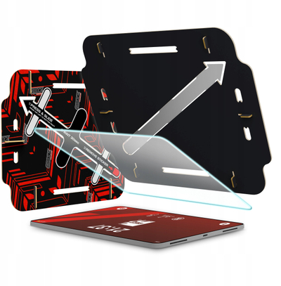 Folie mbrojtëse matte Grizz MatteScreen Easy për iPad 11" 2025, anti-gjurma gishtash, me aplikues, transparente