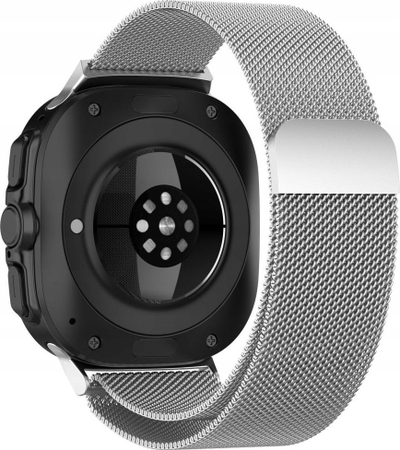 Rrip ore Tech-Protect MilaneseBand, për Samsung Galaxy Watch Ultra 47mm, çelik inox, argjend