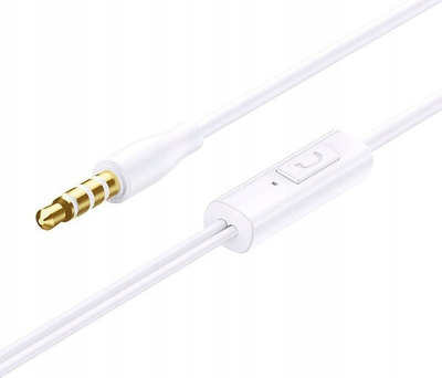 Жични слушалки Baseus Encok HZ11, 3.5 mm, со микрофон, бели