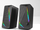 Altoparlantë kompjuteri Redragon GS510 Waltz, 8 mënyra ndriçimi RGB, USB 3.5 mm, të zinj