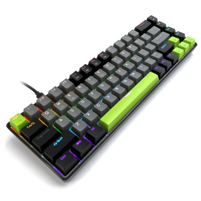 Tastierë mekanike Media-Tech RED CORE MX60, 60%, ndriçim tastesh, e zezë