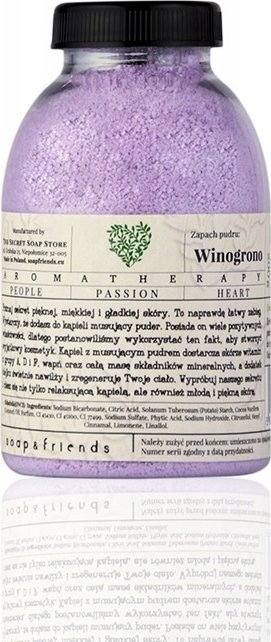 Pluhur banje The Secret Soap Store Winogrono, aromë rrush, 200g