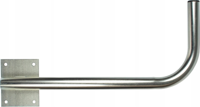 Mbajtëse muri për antenë, 80 cm, hekur i galvanizuar, gri