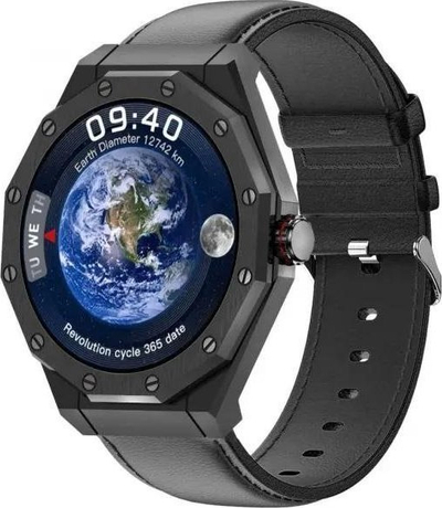 Orë inteligjente Barel Elegance, 1.45" HD AMOLED, IP68, e zezë