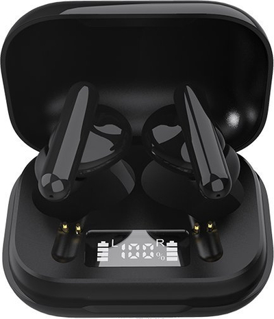 Kufje wireless Denver TWE-38, Bluetooth, me mikrofon, të zeza