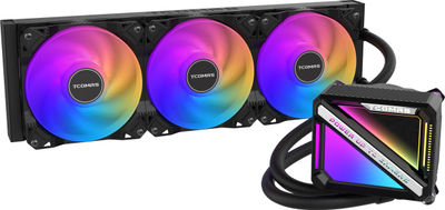 Sistem ftohës ujor për procesor Tcomas LE200 360, radiator 360mm, ARGB, i zi