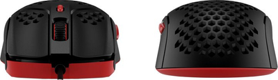 Гејминг глушец HyperX Pulsefire Haste, 16000 DPI, USB, црн со црвено