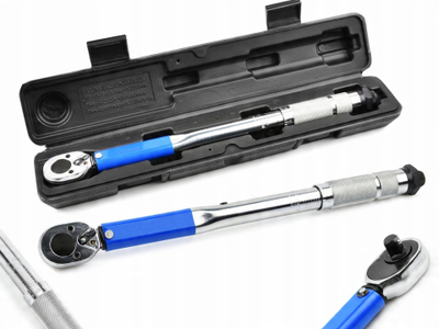 Çelës dinamometrik Torque Wrench 3/8", rregullim 1 Nm, çelik CrV, i zi