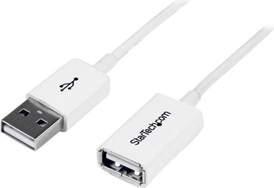 Kabllo zgjatues USB StarTech 2.0, 3m, A në A M/F, i bardhë