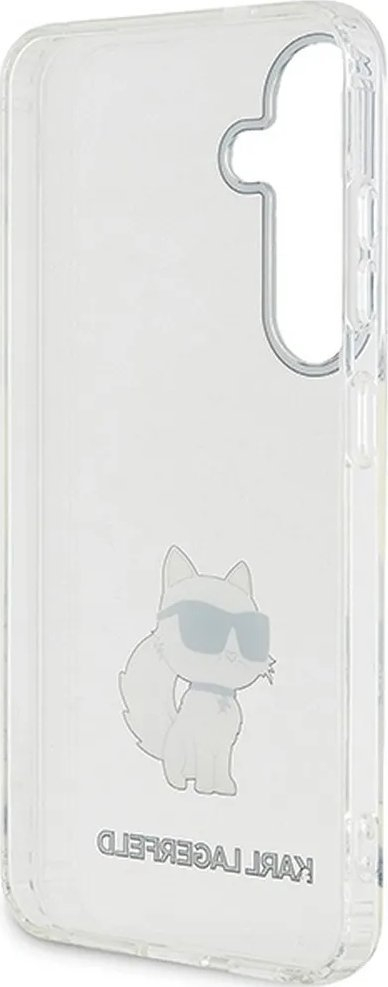 Mbulesë telefoni Karl Lagerfeld KLHCS24SHNCHTCT, Samsung Galaxy S24 S921, hardcase transparente, IML Choupette