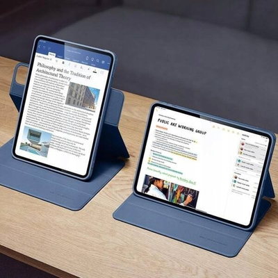 Mbulesë tableti ESR për iPad Pro 11" M5 M4, kapak tri-fold, me magnet, blu