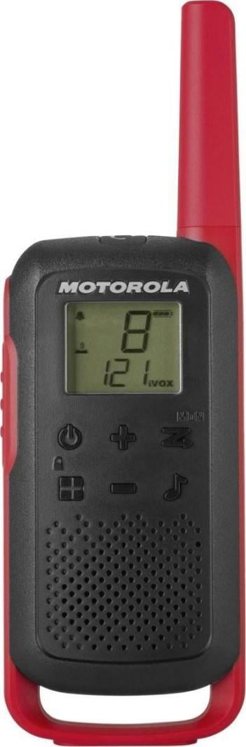 Radiomarrëse Motorola TLKR T62, të kuqe, 2 copë