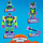 Lodër robot SUPERTHINGS Enigma Superbot, që lëviz në nyje, me goma lufte, shumëngjyrësh