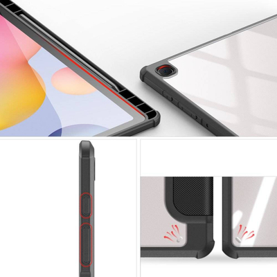 Mbulesë tablet Dux Ducis Toby për Samsung Galaxy Tab S6 Lite, me mbajtëse stylus, e zezë