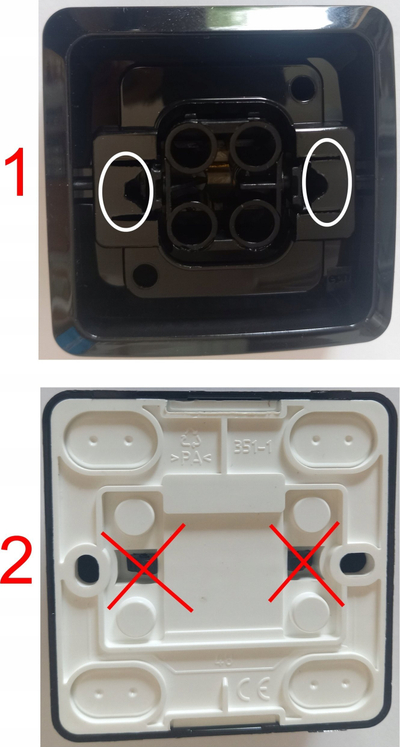 Çelës sipërfaqësor Berg 3711-09, 2500W, IP20, i zi